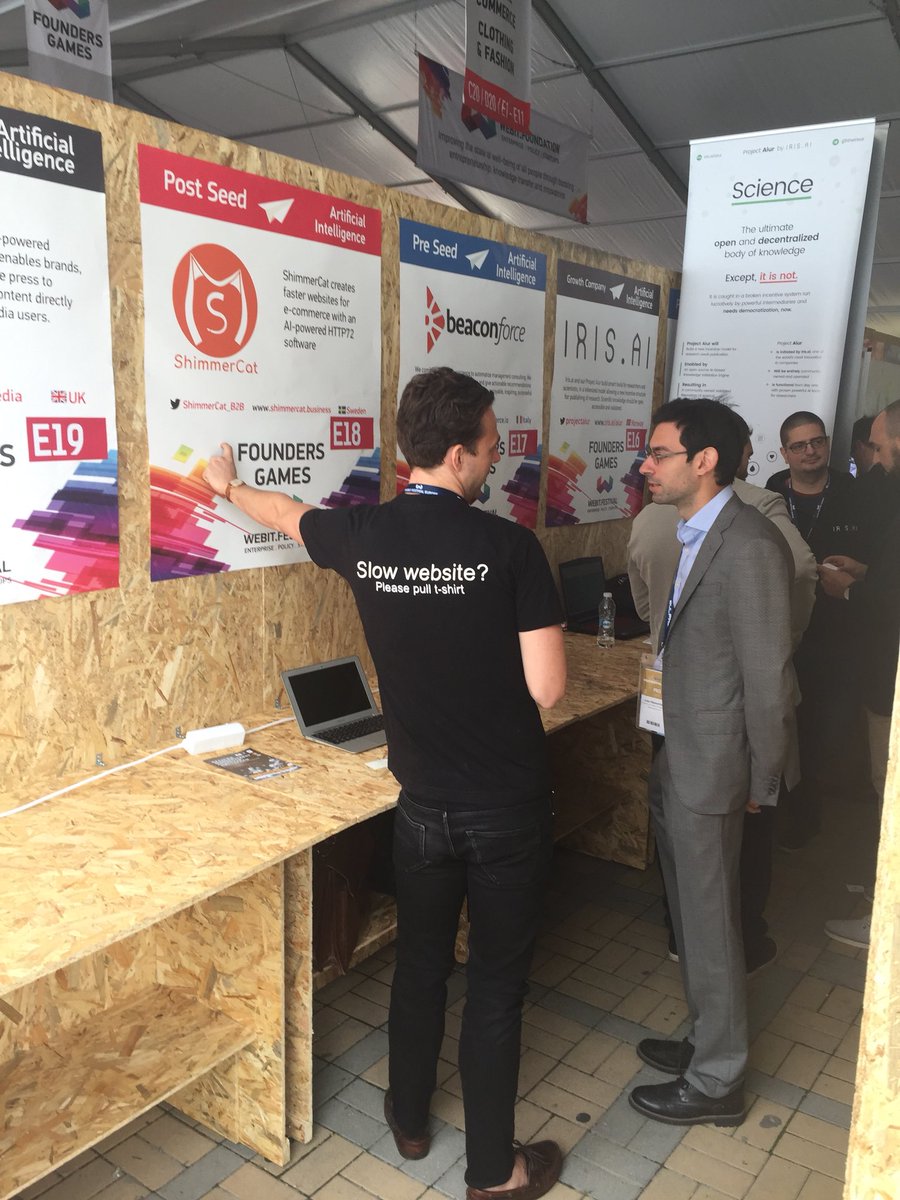 Come by and talk to us at expo table E18 at Webit, Sofia #Webit #Bulgaria