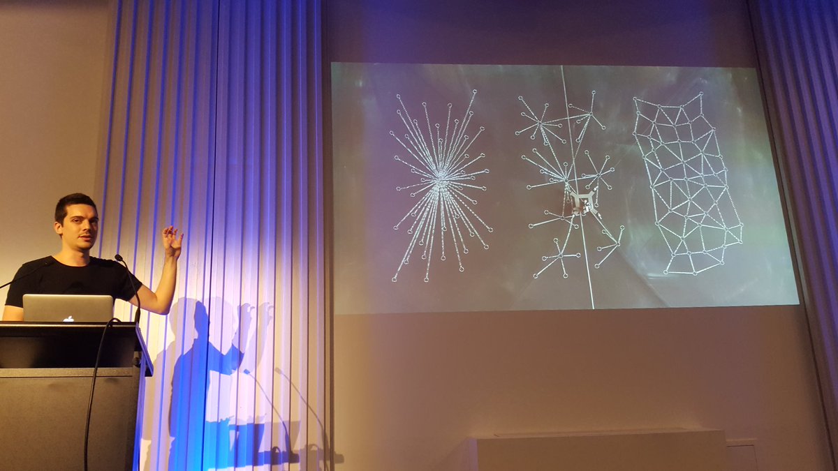 faure_eloise's tweet photo. @abronan corrige les idées reçues. Non, les orchestrateur ne sont pas des systèmes décentralisé  mais bien centralisé... #ContainerDayFR https://t.co/8kIlK1njsL