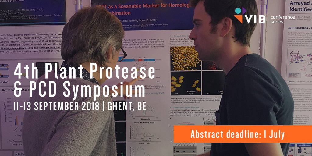 VIBLifeSciences's tweet image. Want to submit your #plantprotease or #programmedcelldeath research but haven&apos;t done so? The #PPPCD18 abstract deadline = 01/07. Upload link: bit.ly/2J8tGd5 Join us on 11-13 Sep to network with fellows in the field, get inspired by numerous experts &amp;amp; explore #Ghent.