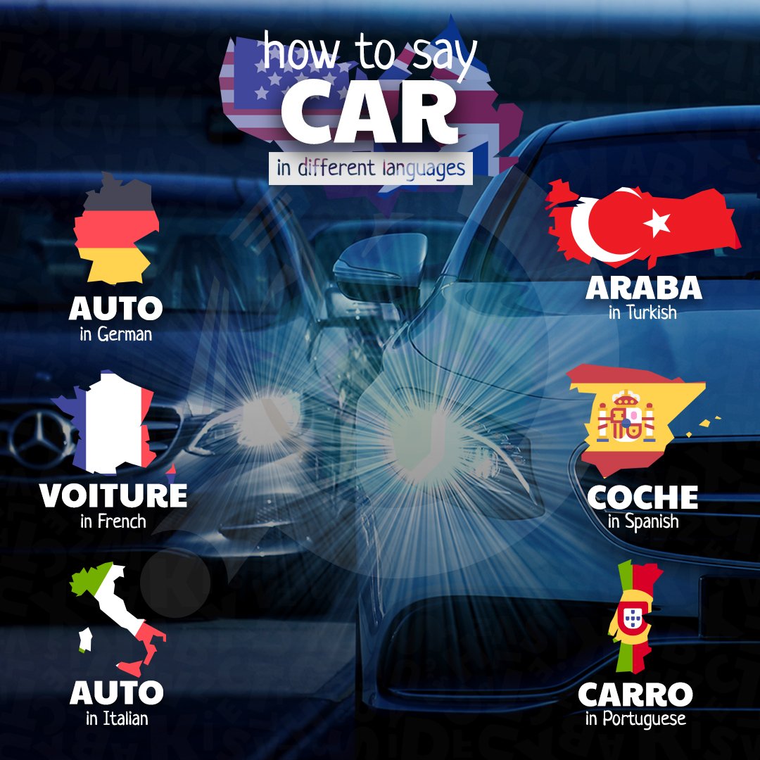 wsdifferent's tweet image. 🇩🇪 Deutsch [German] : Auto,
🇫🇷 Français [French] : Voiture,
🇮🇹 Italiano [ Italian ] : Auto,
🇹🇷 Türkçe [ Turkish ] : Araba,
🇪🇸 Español [ Spanish ] : Coche,
🇵🇹 Português [ Portuguese ] : Carro
instagram.com/p/BkfAITjnHep