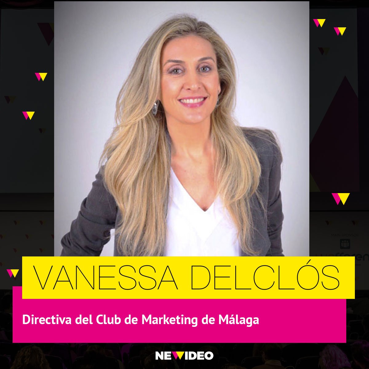 Tenemos la suerte de presentaros a... ¡<a href="/VANESSADELCLOS/">Vanessa Delclós</a> ! Directiva del <a href="/CMMalaga/">Club de Marketing Málaga</a> Participará en #NVMalaga18 como MC y moderadora en las mesas redondas. ¡Falta muy poquito para que llegue el gran día! ¡No os lo perdáis!