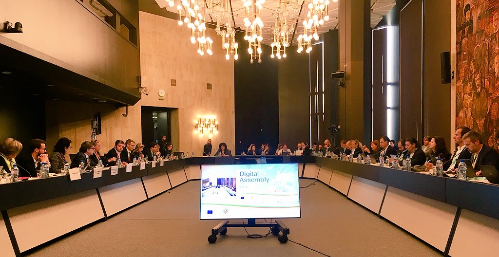 ECPMF's tweet photo. “The age of #disinformation“ - #ECPMF is attending #DA2018eu workshop with @EU_Commission, @Google, @MarleneMizzi, @ICANN &amp; ‘HLEG on disinformation’, to discuss digital challenges for #mediafreedom https://t.co/m6dr2jQwxs