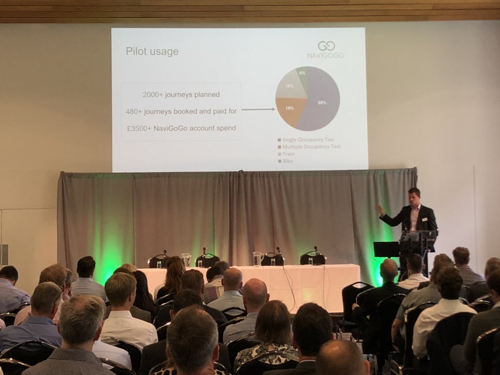 Thank you to David Smith <a href="/espgrp/">The ESP Group</a> for presenting a fascinating insight into the @NaviGoGoUK trial that took place earlier this year. Over 2000 trips planned and +£3500 account spend!