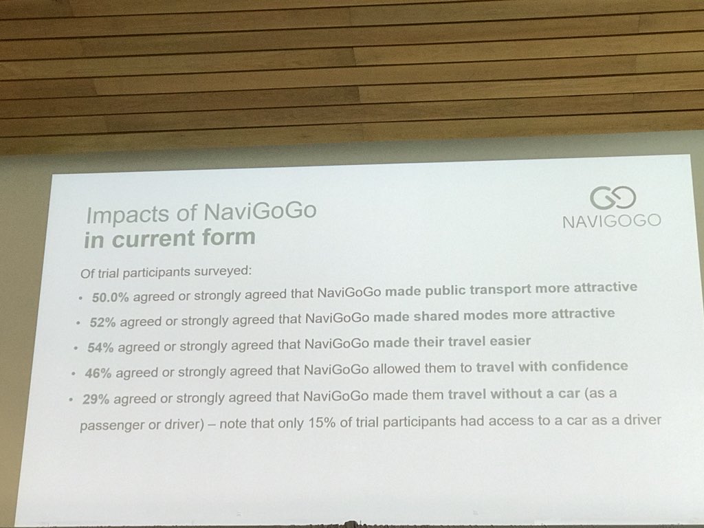 Fascinating @NaviGoGoUK trial review providing data points to show popularity for MaaS at the <a href="/MaaSScotland/">MaaS Scotland</a> #maasconference