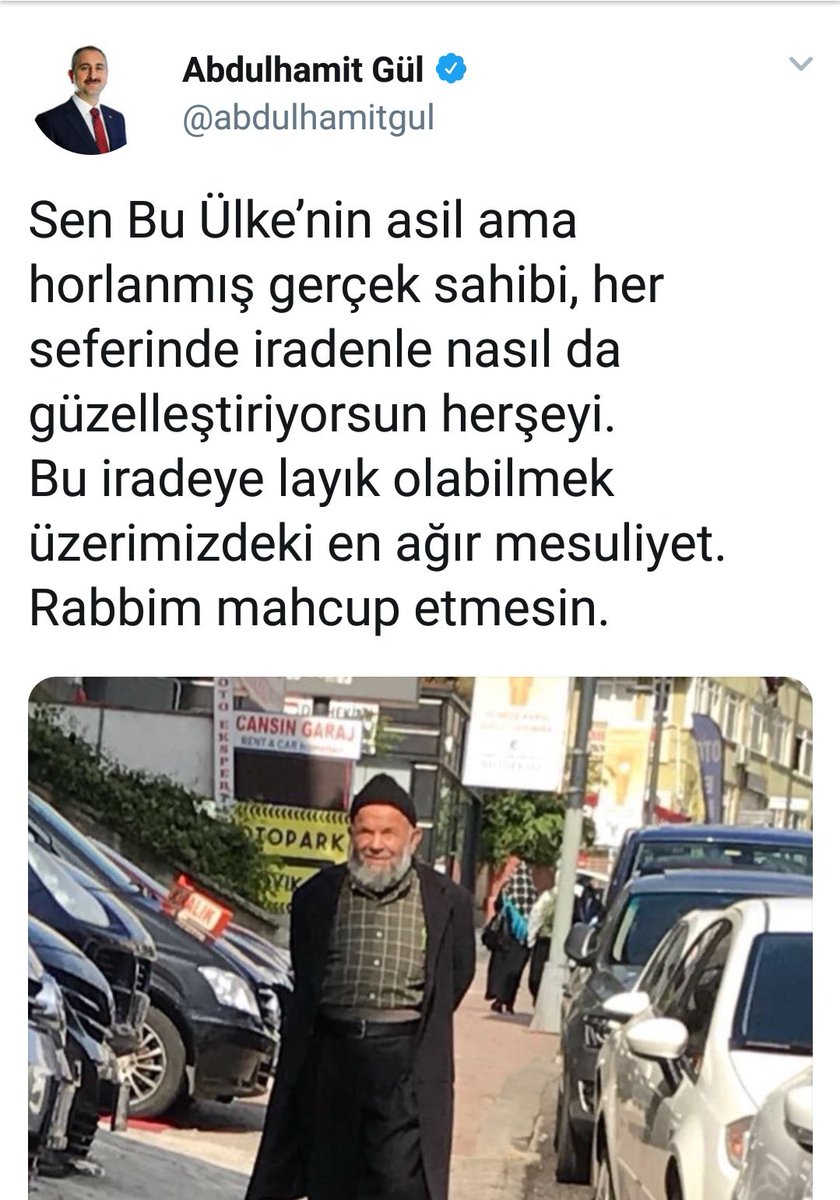 Adalet Bakanı, tanımadağı bir kadına 'Vatan haini
Terörist
Seni tutuklatırım' diyebilecek kadar öz güvene sahip  olan birisi için  'Ülkenin horlanmış gerçek sahibi' diyeli birkaç saat oldu
#AnlamışDeğilim