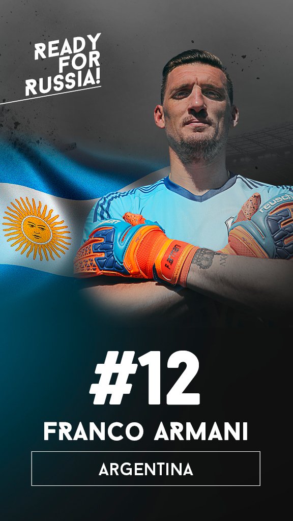 argentina goalkeeper armani