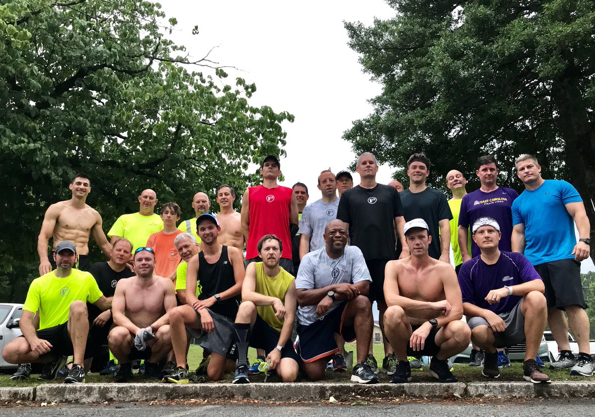 24 got caught in the rain at #RunStrong...or was that just sweat? Welcome Flip Turn <a href="/F3ENC/">F3ENC Crossbones</a>