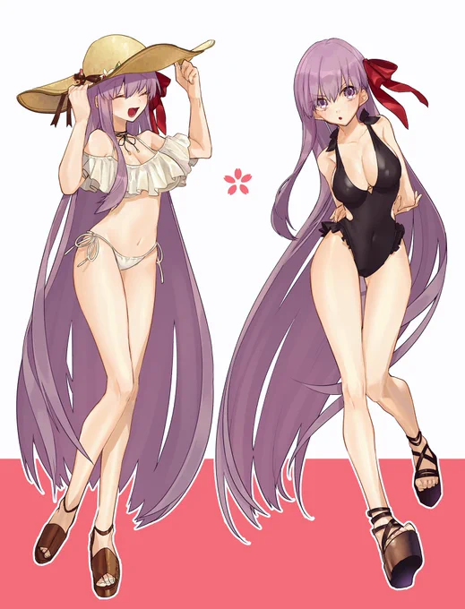 この前の桜とBBちゃん 
