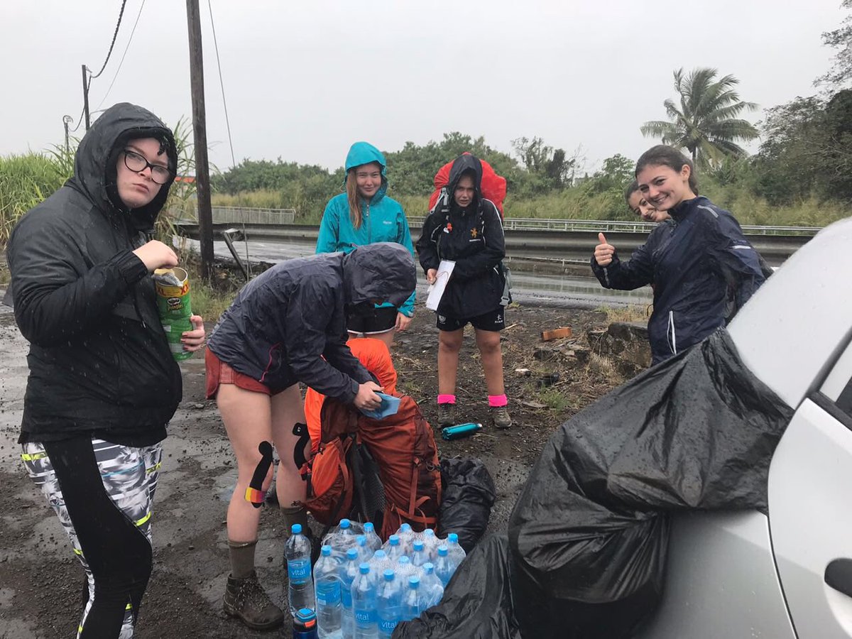BSAKdofe's tweet photo. We warned them it might rain ☔️! All in good spirits despite the showers! Good work! @BSAKsixthform @BSAKAbuDhabi https://t.co/EHn8Snd2Wf