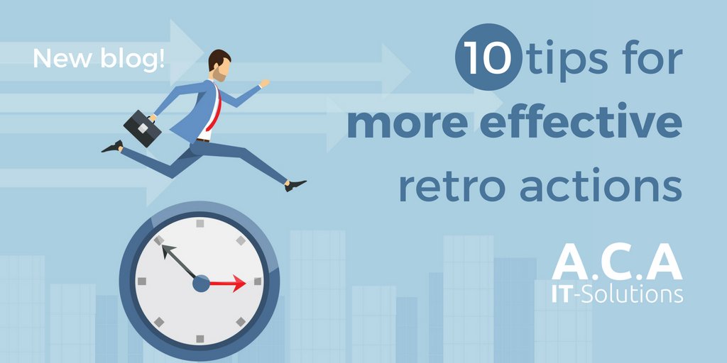 Ineffective retro actions, and therefore retrospective meetings, are pretty common. We’ve compiled #10tips for you to create more effective #retroactions yourself.

Read the blog to find out! 
buff.ly/2M8hS8y