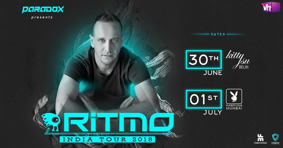 This weekend - @Ritmomusic sets foot in INDIA for his two-city TOUR by Paradox India