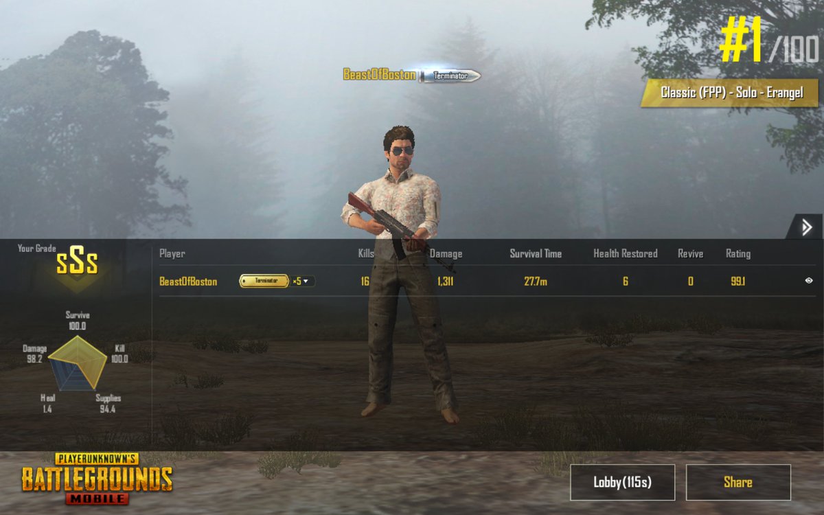 BeastOf617's tweet photo. FPP Is Awesome. #PUBG #PUBGMOBILE https://t.co/DqAeS7PoUu