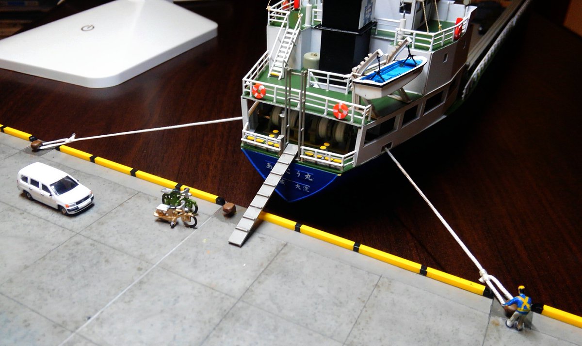 تويتر C重油 على تويتر 船尾タラップを可動式にしたことで とも付けも可能 T Co F7vmhxvizk