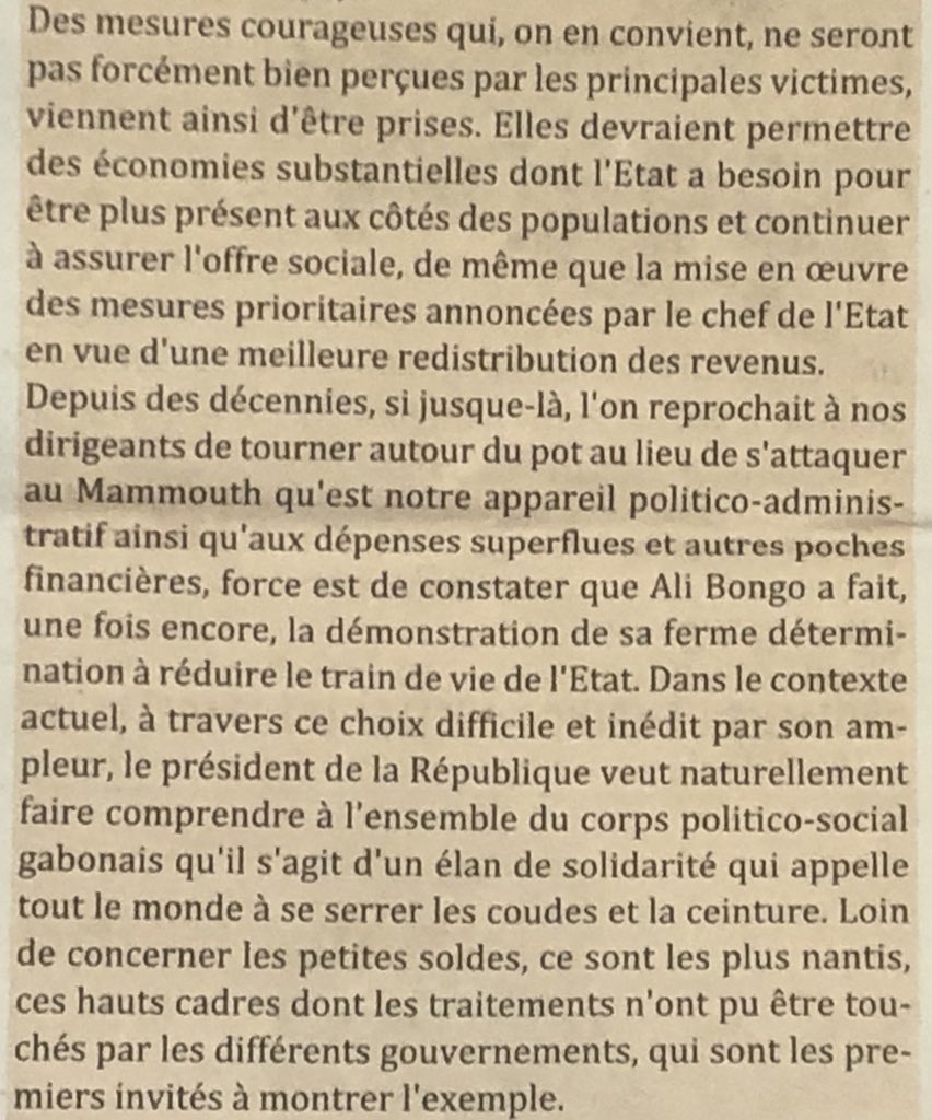 arsene_rebouka's tweet photo. Lin-Joel dans son édito parle de tournant historique. A lire ⤵️ https://t.co/VG2Z3MyHql