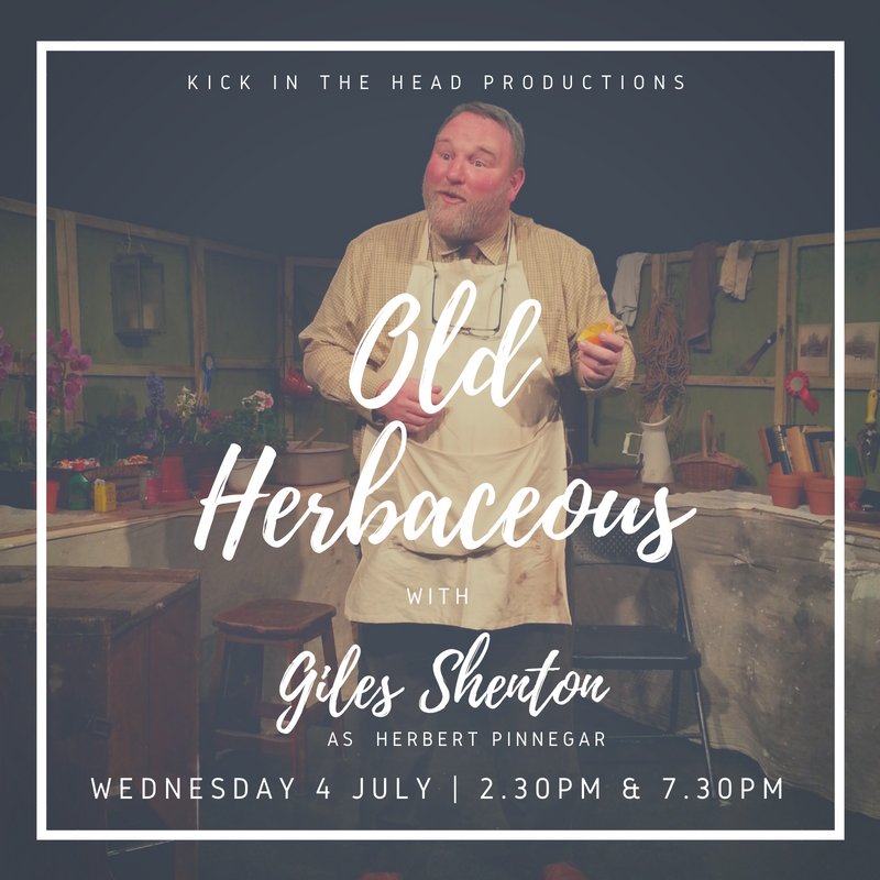TorchTheatre's tweet photo. With ONE WEEK TO GO until @oldherbaceous arrives at the Torch Theatre, secure your tickets today! SELLING OUT FAST! | Due to POPULAR DEMAND we have added a MATINEE SCREENING at 2.30pm! | https://t.co/r2NOLotde2 | Wed 4 July | #OldHerbaceous #OneManShow #Theatre 🌿 https://t.co/IWevtbDVY8