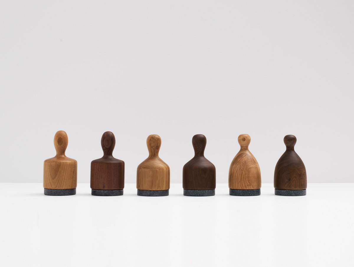 BRAND_KIOSK's tweet image. The DOOR STOPS by Gabriel Tan for #Authentics, which have been showcased at #immcologne18 for the first time, not only convince with their beautiful wooden design, but they can also be used as a paper weight, bookend or just an eye-catching item due to its granite base. Try it!