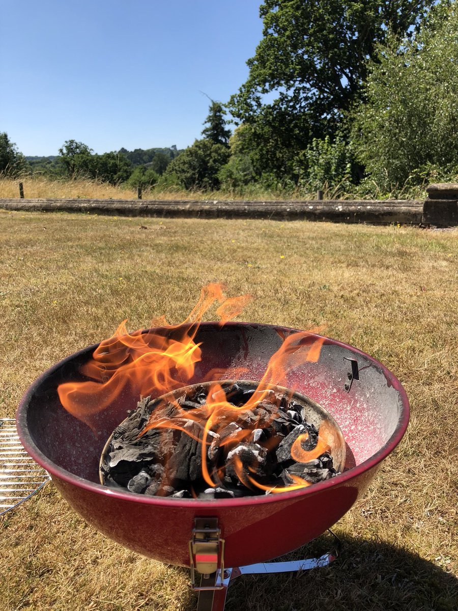MarkDavisBox's tweet photo. Getting ready for lunch at the office #quickbbq https://t.co/yCeq5wLkAI