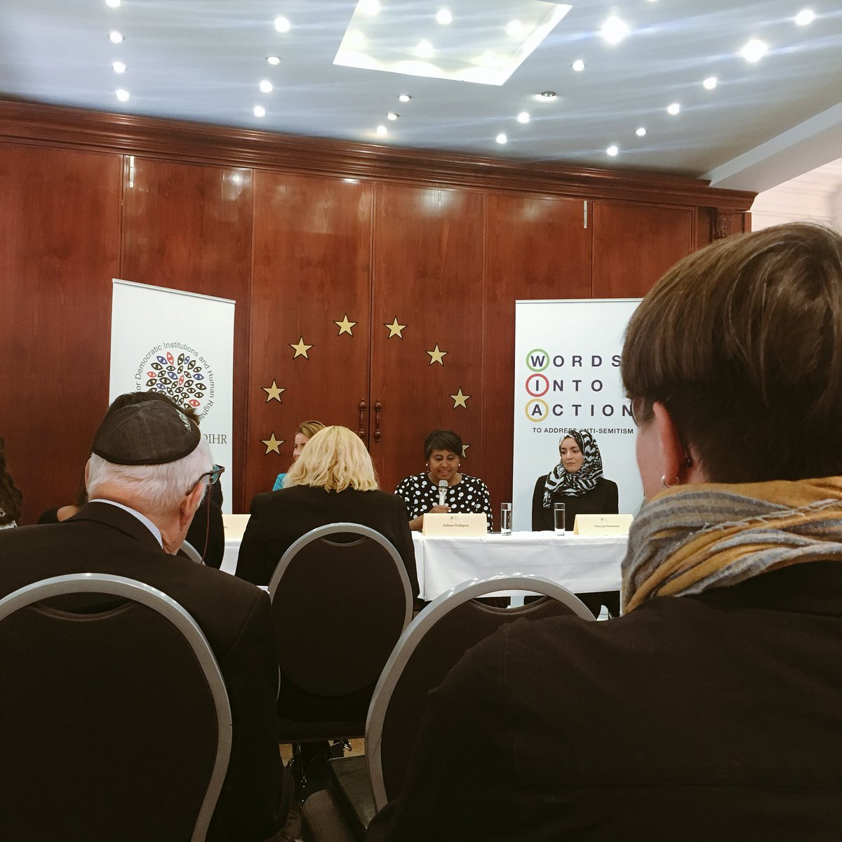 Sharing best practices on Coalition building within civil society. #wordsintoaction #osce #odihr