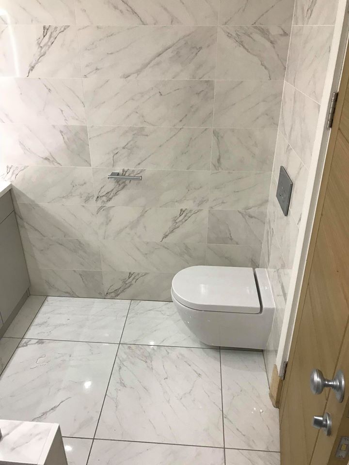 BathroomsJust's tweet photo. A stunning bathroom transformation using the Classic tile!
Achieve sheer elegance and sophistication with this sheer marble - look tile range. #grohe #ctdtiles # https://t.co/yxCkJUXmer