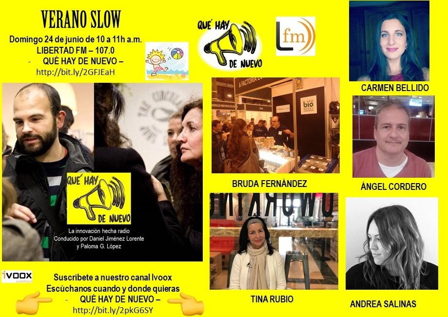 DJimenez32's tweet photo. Aquí os dejamos nuestro último programa de @RadioQHDN en @LibertadFMradio #VeranoSlow con @NoEsUtopia_com @viajeshomeworld @Huecha_es @thebiofactory #NowThen https://t.co/3uc8Rs9N8t https://t.co/g4i0FfZGo4