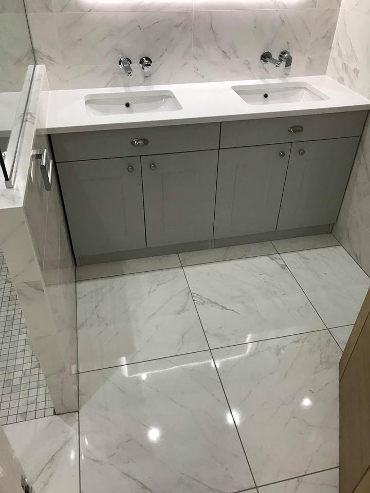 BathroomsJust's tweet photo. A stunning bathroom transformation using the Classic tile!
Achieve sheer elegance and sophistication with this sheer marble - look tile range. #grohe #ctdtiles # https://t.co/yxCkJUXmer