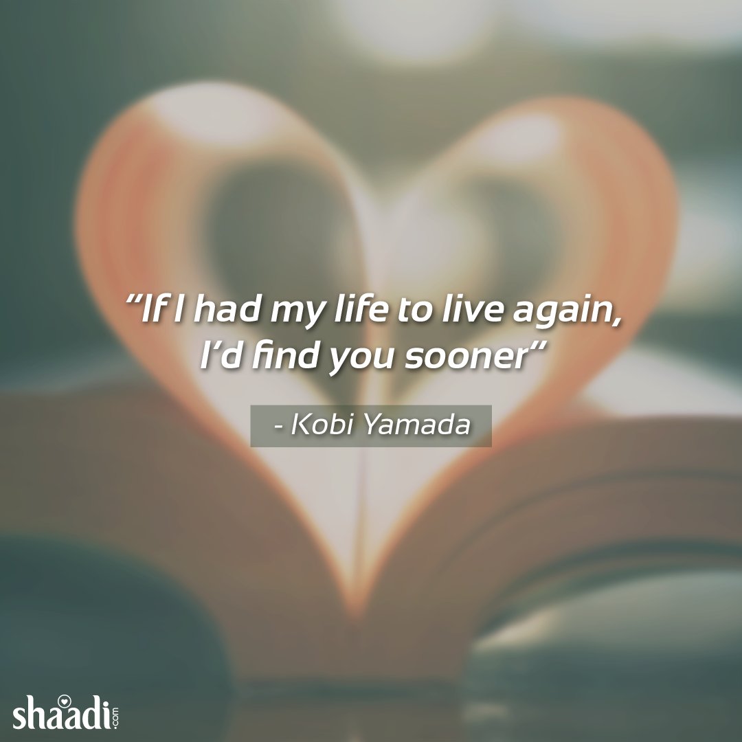 ShaadiIntl's tweet photo. Time spent with you is not time spent, but time cherished😘

#lovequotes #weekendvibes https://t.co/HMDpUaFLM3