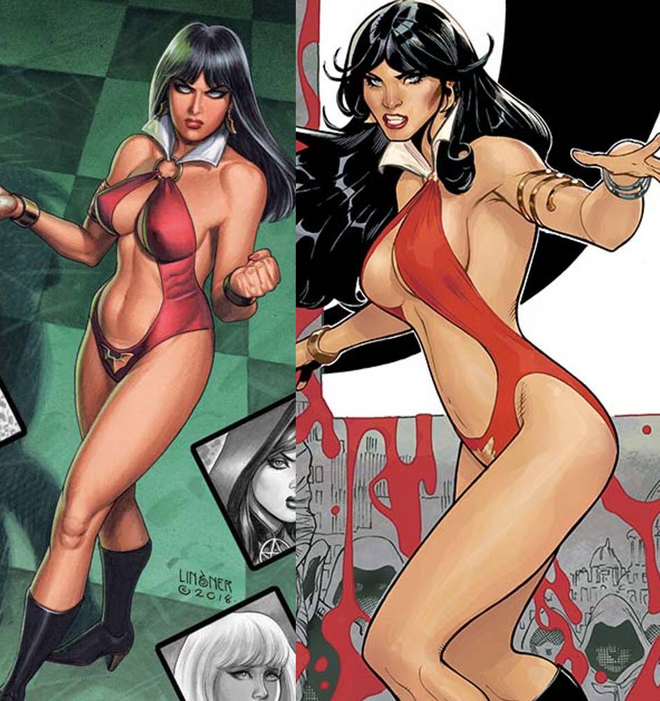 Previews: #Vampirella: Roses For The Dead #1 & #Vampirella: The Dynamite Years Omnibus Vol. 3 TP - comicsforsinners.com/previews-vampi… - #Aneke #CrizamZamora #JosephMichaelLinsner #KristinaDeakLinsner #NancyACollins #NancyCollins #PatrickBerkenkotter #RosesForTheDead