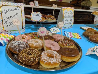 National Donut Day at Episcopal Church Home: buff.ly/2to8yW3 #donuts #celebratewithfood