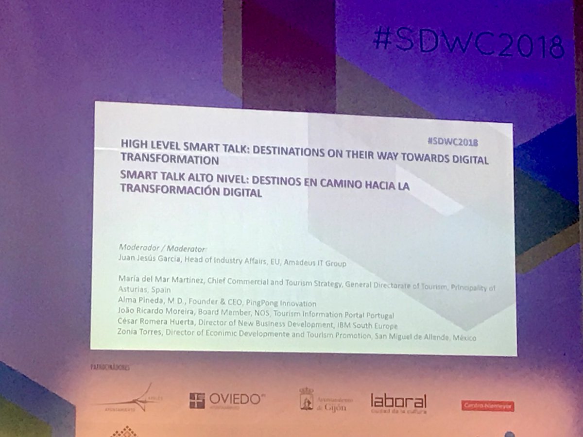 NorteandoPat's tweet photo. Modelos de colaboración efectiva #SCWC2018 #MariadelMarMartinez, directora general #turismo #Asturias, pone como ejemplo la colaboración entre regiones, como la #EspañaVerde @GaliciaTurismo @cant_infinita @i_Euskadi @TurismoAsturias https://t.co/fc1kHF6rNI
