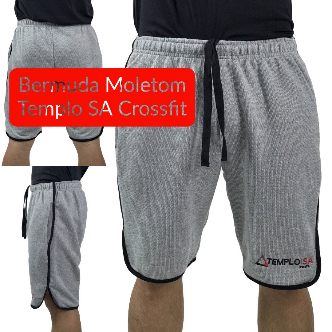 bermuda moletom crossfit
