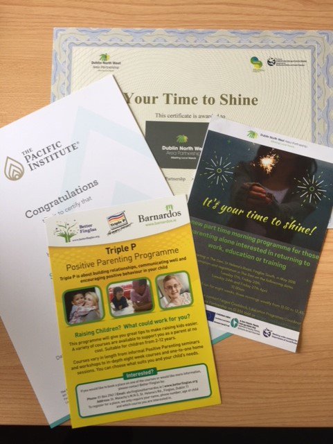 Congratulations to all of the learners who completed the Your Time to Shine programme - you have great potential and looking forward to hearing your success stories in the coming months! @DNWApartnership @pobal @Crosscare1 @barnardos #onegenerationsolution #realisingpotential