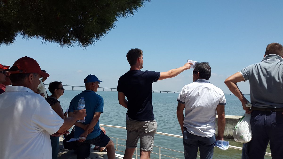 Gister rond deze tijd leidden onze stagiaires ons rond in het Parque das Naçőes in Lissabon. Nu vanachter ons bureau best een beetje heimwee...