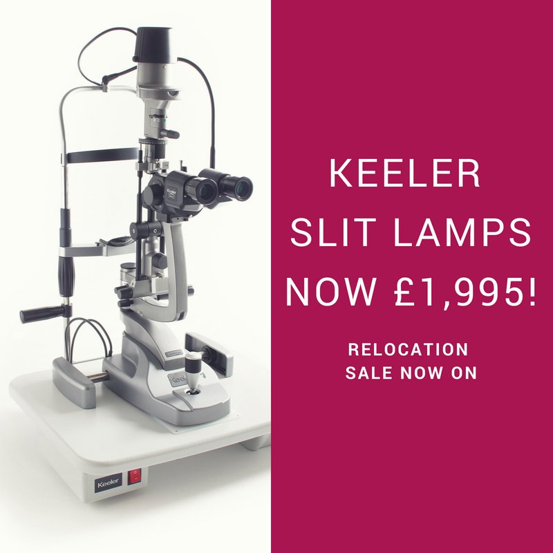 bhamoptical's tweet image. Keeler Slit Lamps now only £1,995 in the #RelocationSale birminghamoptical.co.uk/product-catego…
