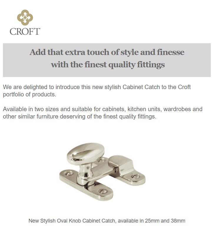 Croft Hardware On Twitter Introducing The New Oval Knob Cabinet