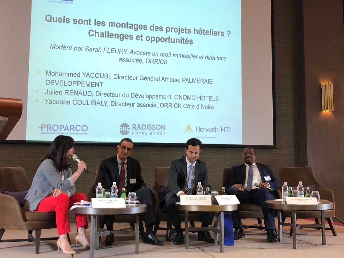 C’est reparti avec le panel sur le montage de projets hôteliers #CITHA2018 ⁦<a href="/HorwathHTLcorp/">Horwath HTL</a>⁩ ⁦@HorwathHTL_Fr⁩ ⁦<a href="/Proparco/">Proparco</a>⁩ ⁦@RadissonGroup⁩ ⁦<a href="/OnomoHotels/">ONOMO Hotels</a>⁩ ⁦<a href="/Orrick/">Orrick</a>⁩