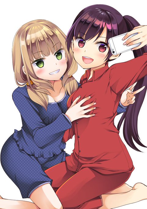 実はもう一枚あるんだけど、当然乳は揉む。 