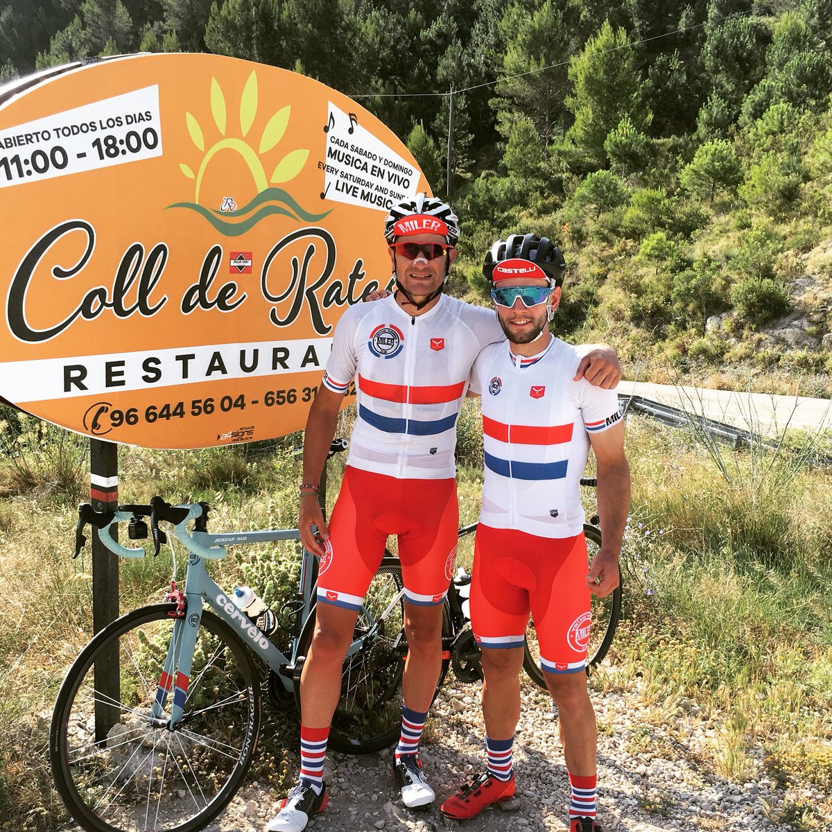 Delapuentejor's tweet photo. Día 1 en el paraíso:
4h 10’ a la saca con 1h muy alegre tirando @Miguel_Garcia_P con subida a Rates a rueda a ritmo 18:42 360w 👌
Andar no se si andaremos, pero vamos cómo los chorros del oro 😜
#lovexabia #milercyclingbytaymory #milervintage #gorramiler #calcetinesmiler https://t.co/jDuqqBiHfp