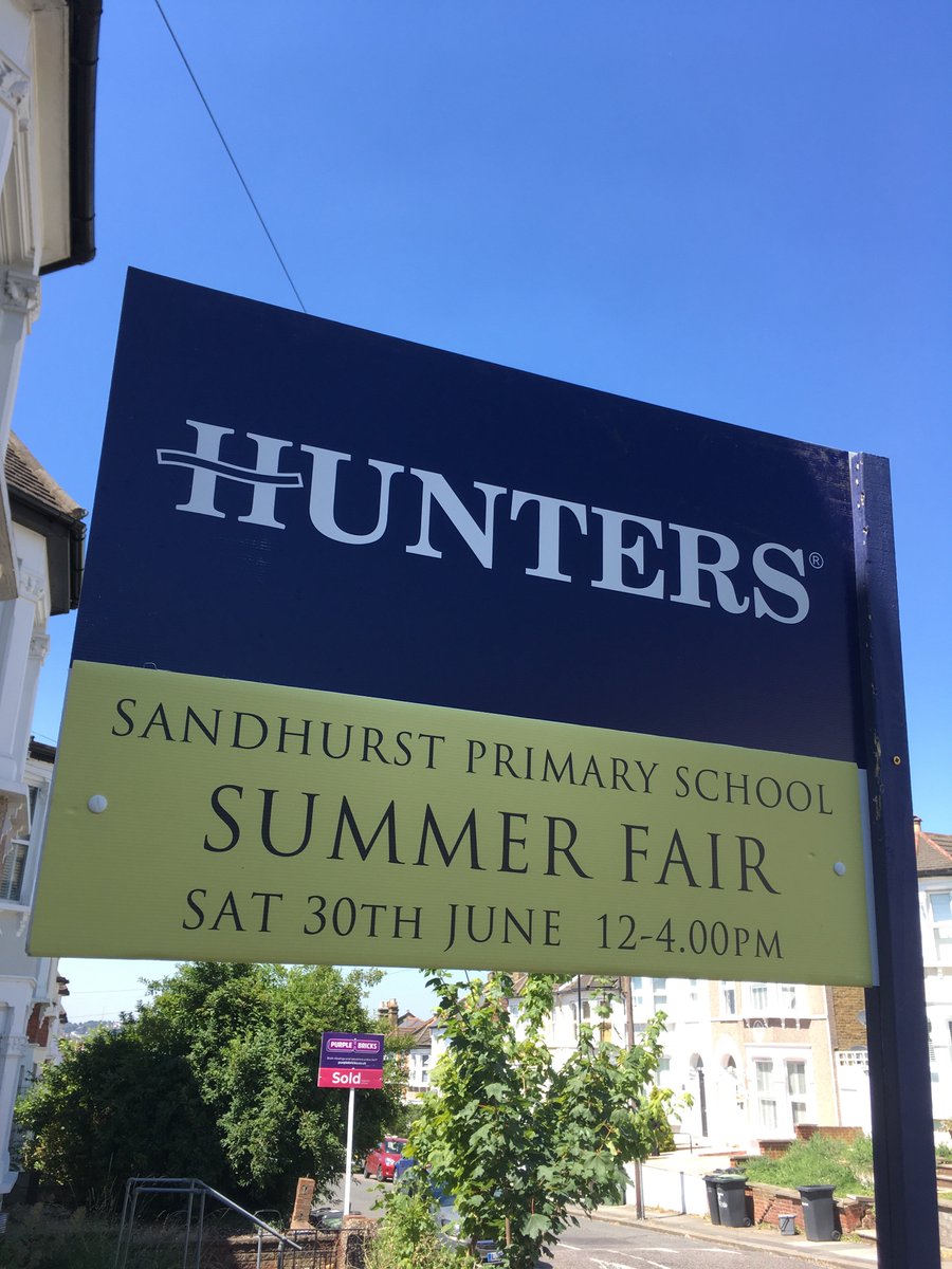 Thank you @HCatford for our board sponsoring @SandAlls2 summer fair this Saturday. #locallife #corbettestate #community #catford