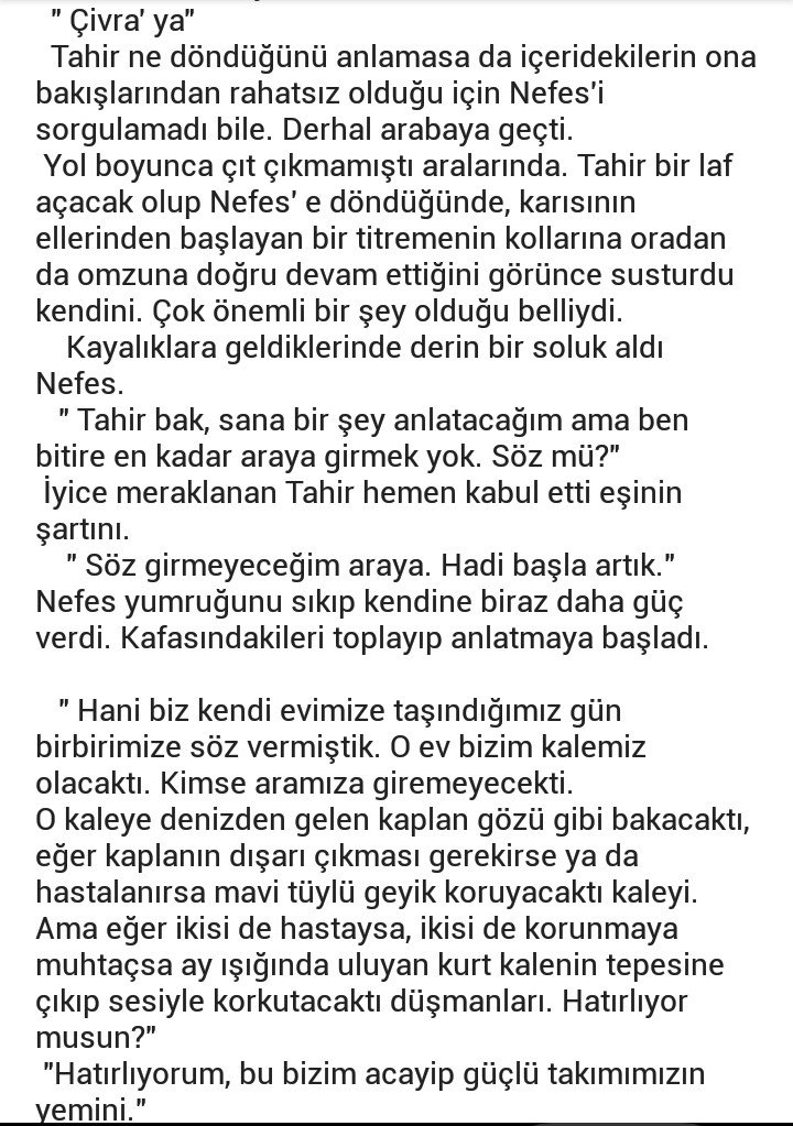 "Nefes Tahir'e hamile olduğunu söylüyor." 🌸
(Devamı sığmadığı için ikinci tweette )
#SenAnlatKaradeniz #NefTah