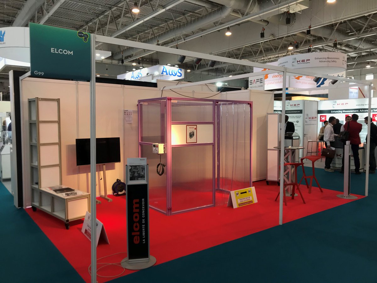 elcomSAS's tweet photo. Jour J : c'est parti pour 3 jours de salon. Venez rencontrer l'équipe @elcomSAS sur le salon  #WNE2018 à Paris Nord Villepinte Stand 7-G99. #elcomteam #nucleaire #lalibertedeconcevoir #industrie #industriedufutur https://t.co/upzph3F9H6