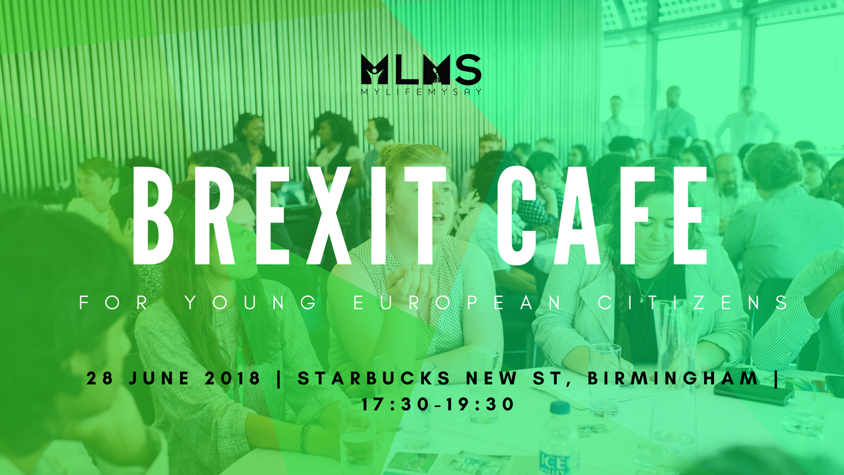 Are you a Young EU Citizen? 
Uncertain about how Brexit will affect your future? 😕 #TuesdayThoughts 
Join us June 28th in Birmingham for FREE coffee to find out more ☕️
Sign up here 👉bit.ly/2t5sGMF 
#CommonFutures