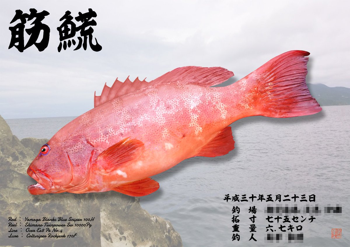 デジタル魚拓 魚墨 Auf Twitter 本日のデジタル魚拓のご紹介は リアル魚拓 スジアラ 75 沖縄三大高級魚の一つでございます さすが南の海 という感じの素晴らしい発色 バックの風景も魚拓を引き立てていて素敵です 魚 魚拓 釣り デジタル魚拓 墨魚拓 デジタル魚拓 魚墨 Auf Twitter 本日のデジタル魚拓のご紹介は リアル魚拓 スジアラ 75 沖縄三大高級魚の一つでございます さすが南の海 という感じの素晴らしい発色 バックの風景も魚拓を引き立てていて素敵です 魚 魚拓 釣り デジタル魚拓 墨魚拓