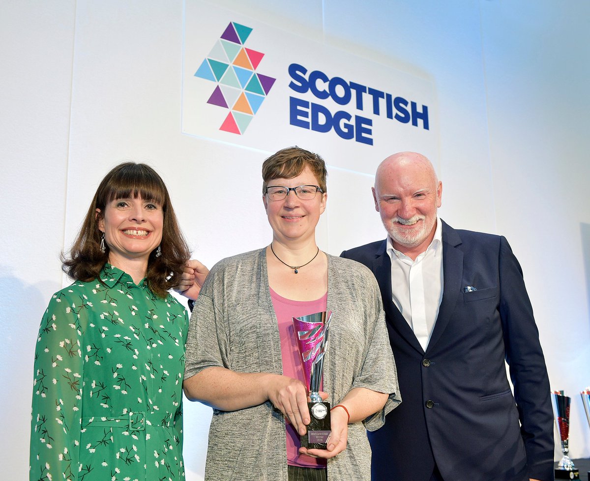ScottishEDGE's tweet photo. Next, well done to @ScrummyGarden - a business which turns underused urban land into attractive, productive, market gardens – winning a scrumptious £10,000 Wild Card EDGE grant at #EDGE12Awards. - 4 of 7 https://t.co/eolTo4f6ja