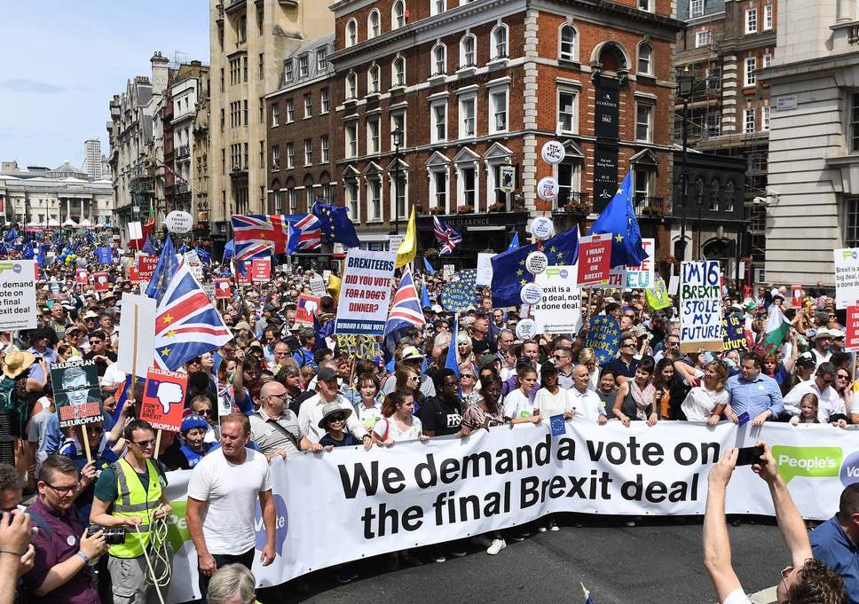 Should there be a "People's Vote" on the final Brexit deal? Join the debate here:
bit.ly/2KlRjPP #Brexit #PeoplesVote #PeoplesVoteMarch