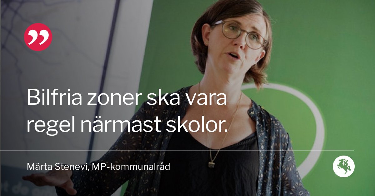 Miljöpartiet vill stänga bilvägarna till Malmös grundskolor – barn ska kunna gå och cykla till skolan utan att utsättas för hetsig trafik. bit.ly/2MjOD2k