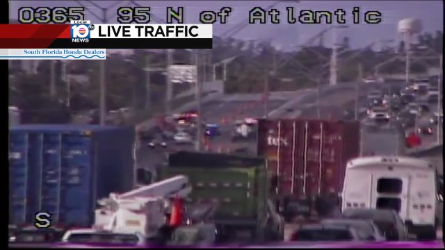 CRASH: I-95 NB at Atlantic Blvd. The on-ramp is closed. Expect delays in your general purpose lanes. #TRAFFIC https://t.co/8vRsuWyd7R