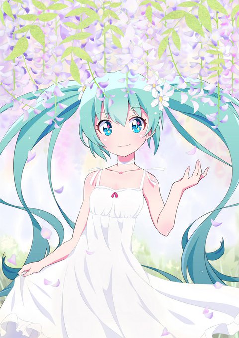 藤の花 のtwitterイラスト作品 人気順