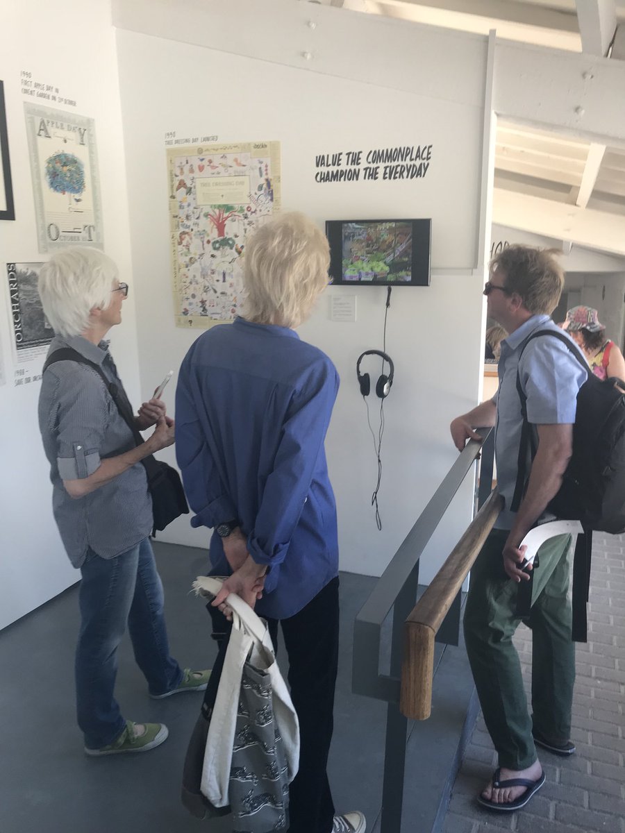 It was a great joy to walk Sue Clifford and Angela King the founders of Common Ground around our archive show at <a href="/YSPsculpture/">Yorkshire Sculpture Park</a> this morning. Lots of folk gathering for our feast this evening here at West Bretton. The feast is being curated by artist <a href="/_OwenGriffiths_/">Owen Griffiths</a>