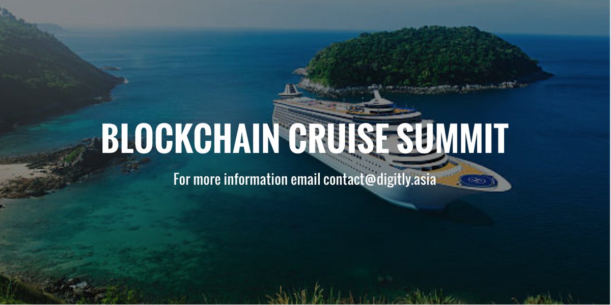 digitlyAsia's tweet photo. What better way to facilitate communication amongst #Blockchain practitioners than aboard a luxury cruise? Don't miss speakers including @PatrickXDai founder of @QtumOfficial, @cz_binance founder of @binance, &amp; @bytemaster7 founder of @EOS_io 

Email contact@digitly.asia for info https://t.co/8tRdz0avg5