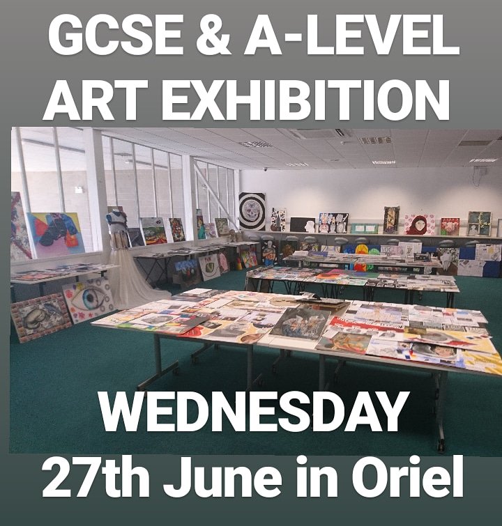 BryntirionART's tweet photo. Come along to our GCSE &amp; A-LEVEL Art Exhibition Tomorrow evening 3pm- 6pm @bryntirion.comp all pupils &amp; parents welcome! #TeamArt https://t.co/VQ8St8RR1L